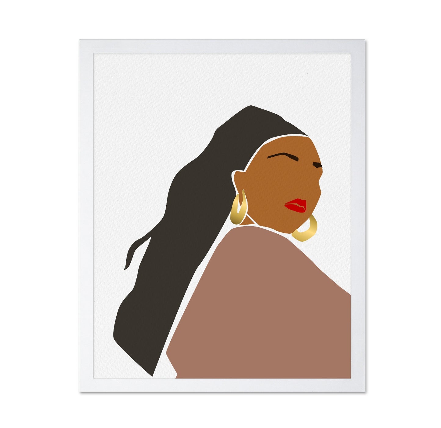 Minimal Woman Portrait No1