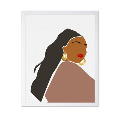 Minimal Woman Portrait No1
