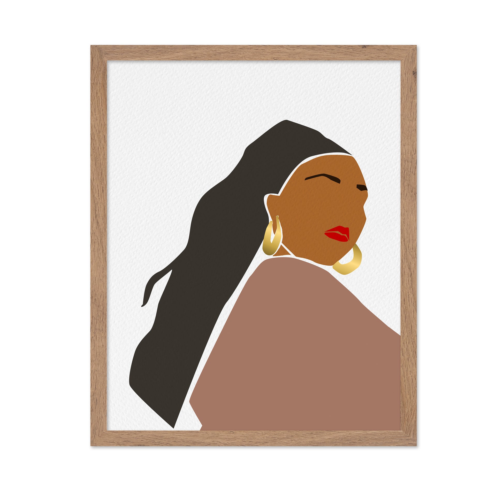 Minimal Woman Portrait No1