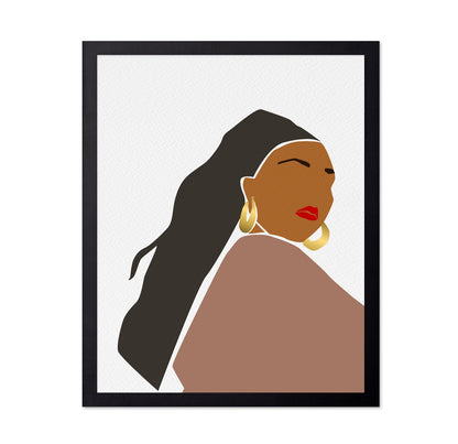 Minimal Woman Portrait No1