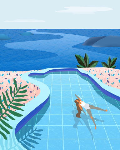 Poolside Relaxation No1