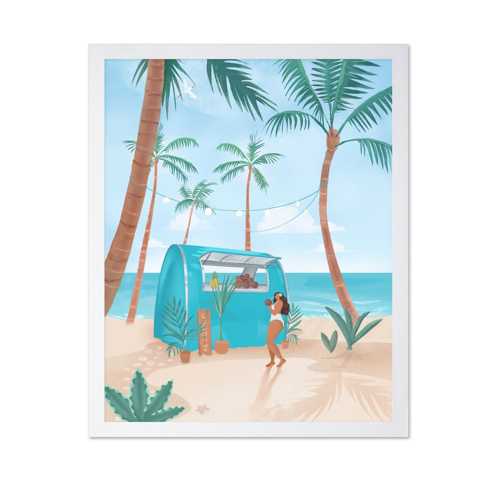 Beach Coconut Stand