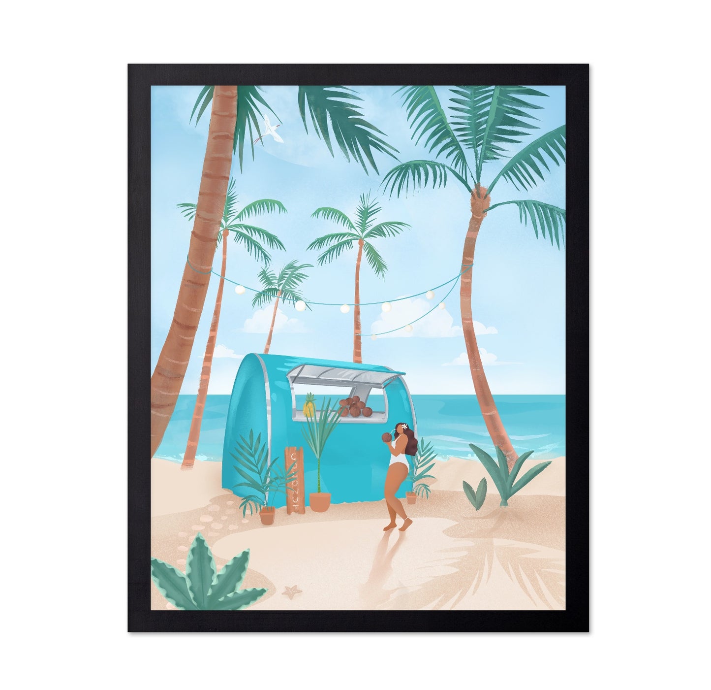 Beach Coconut Stand