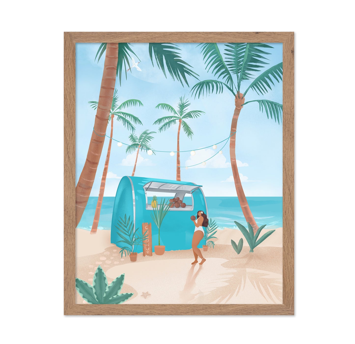Beach Coconut Stand