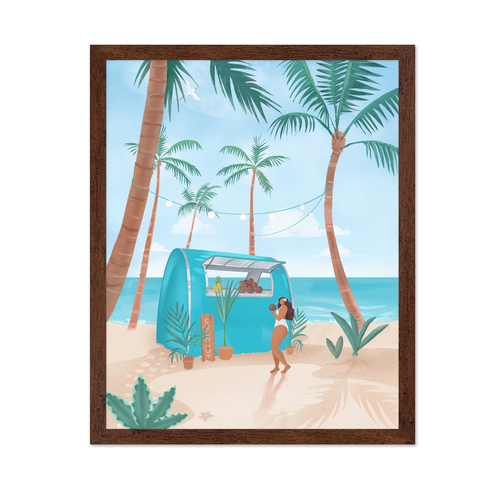 Beach Coconut Stand