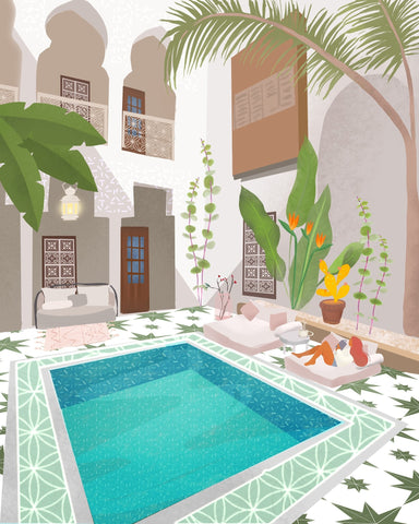 Riad Courtyard Pool