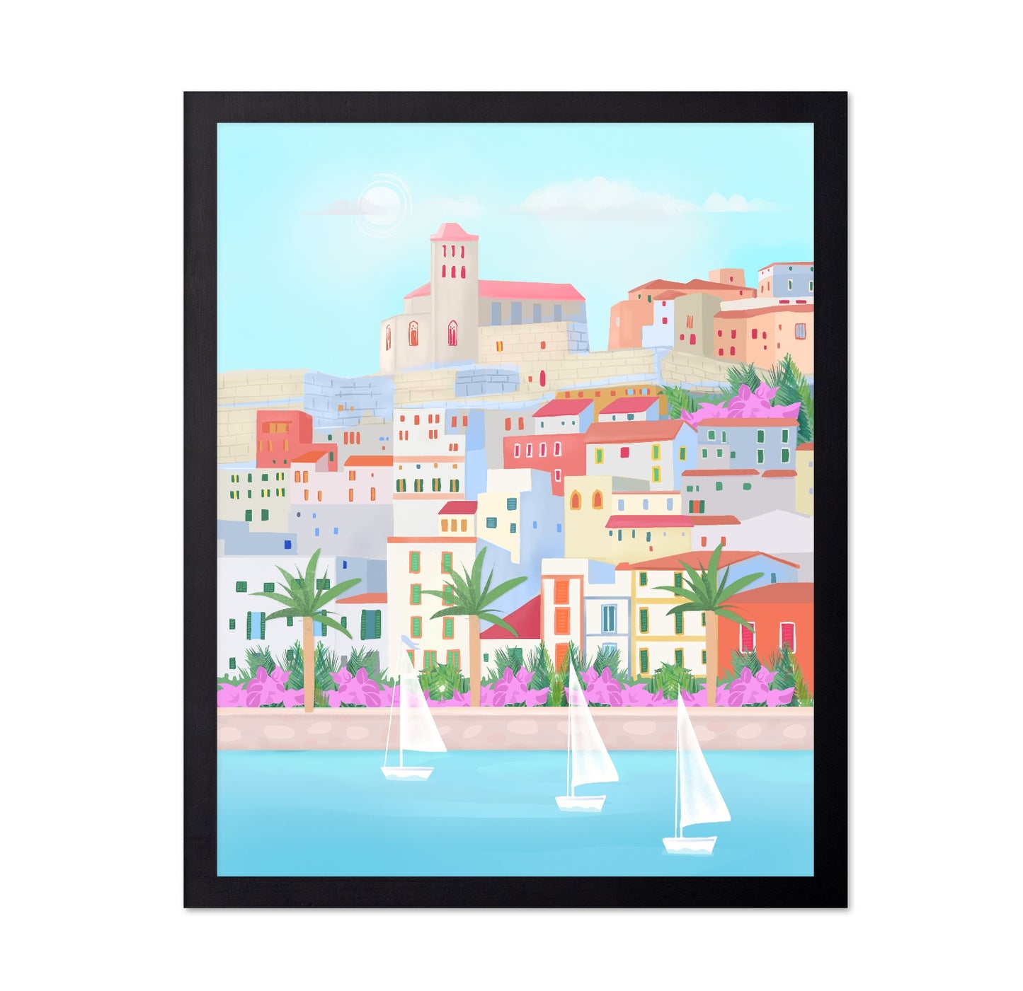 Ibiza Coastal Town