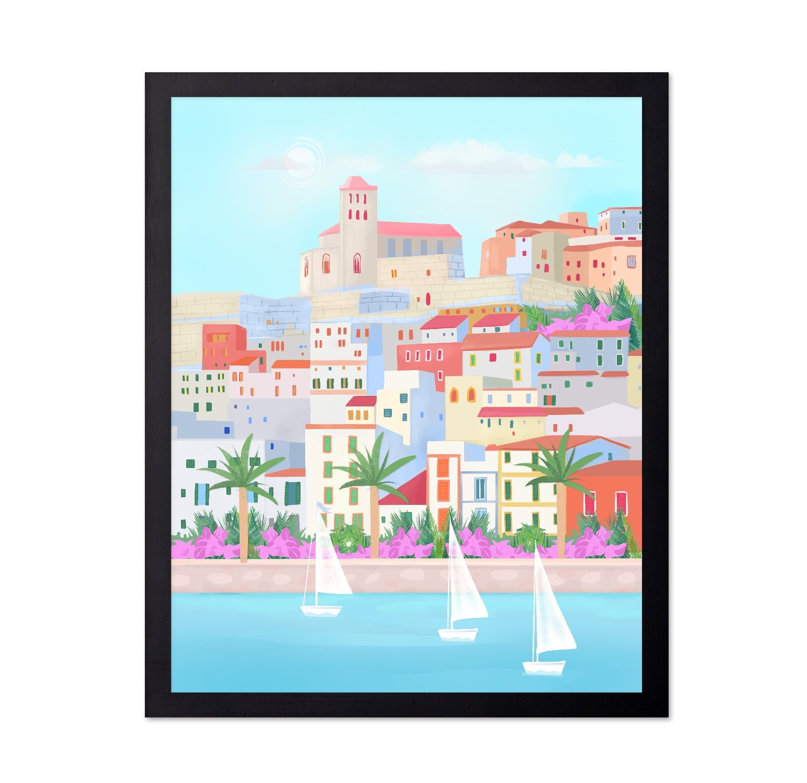 Ibiza Coastal Town