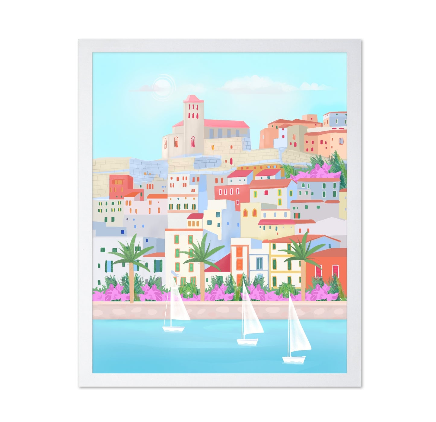 Ibiza Coastal Town