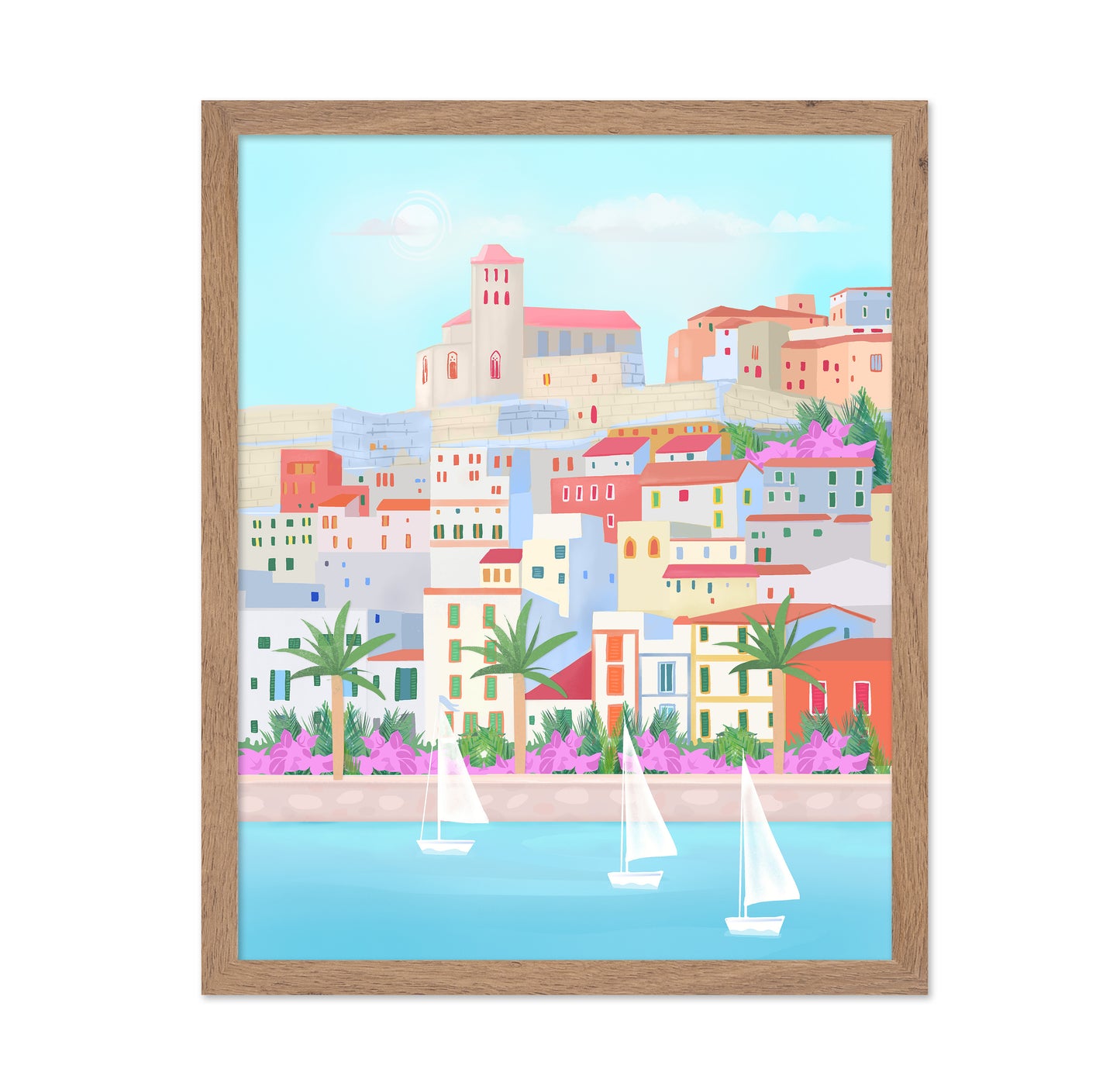 Ibiza Coastal Town