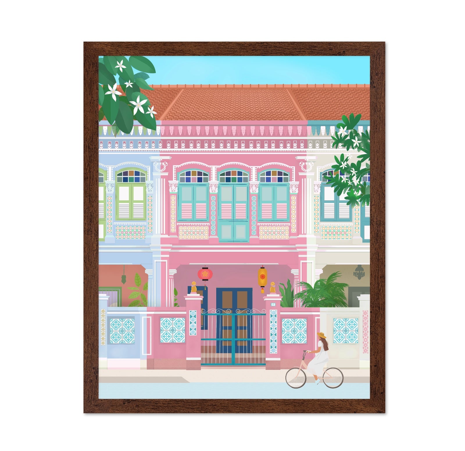 Singapore Pastel Shophouse