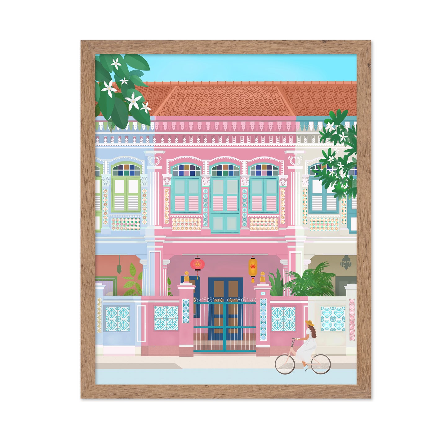 Singapore Pastel Shophouse