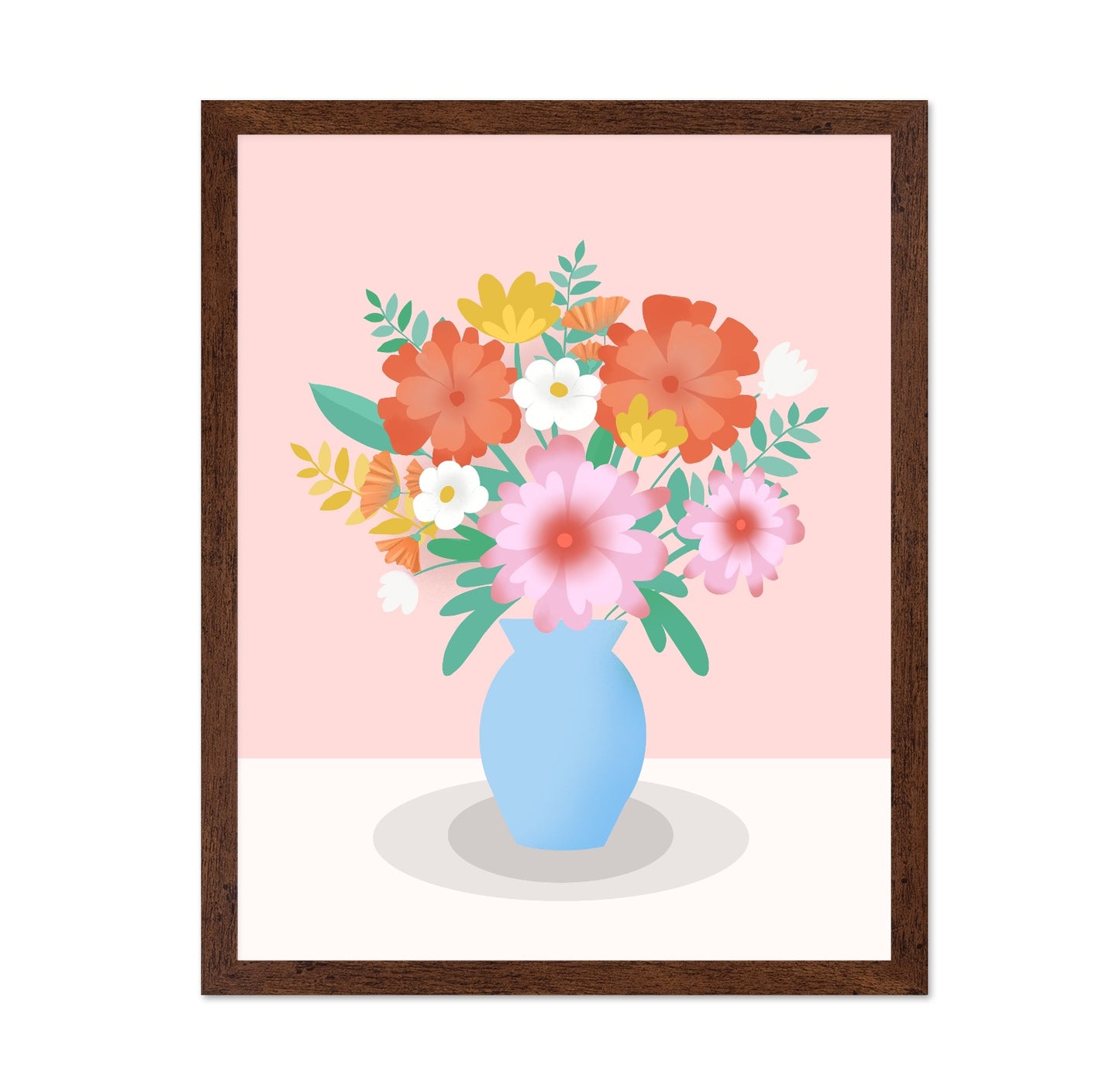 Vibrant Floral Vase