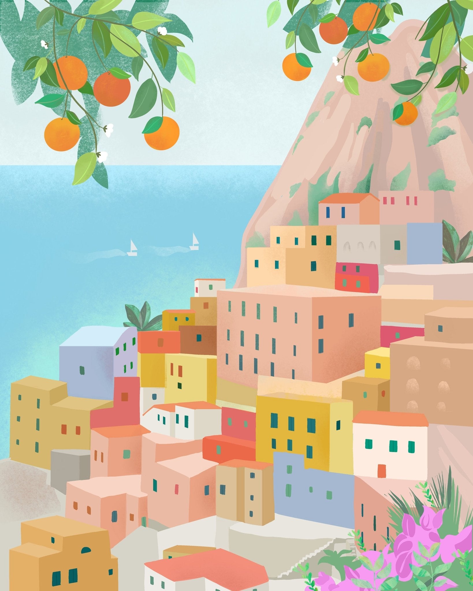 Amalfi Coast Village