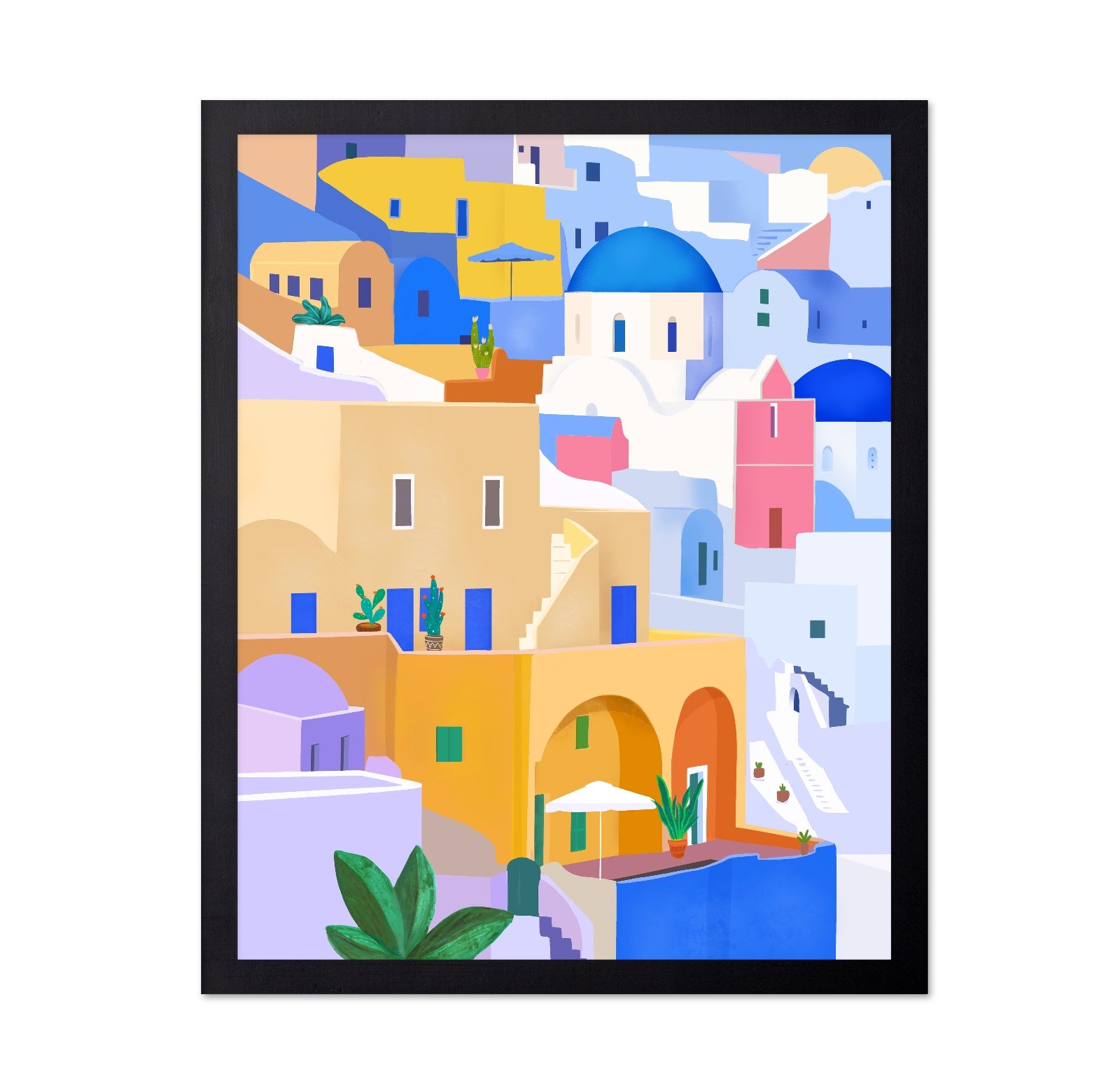 Colorful Island Town