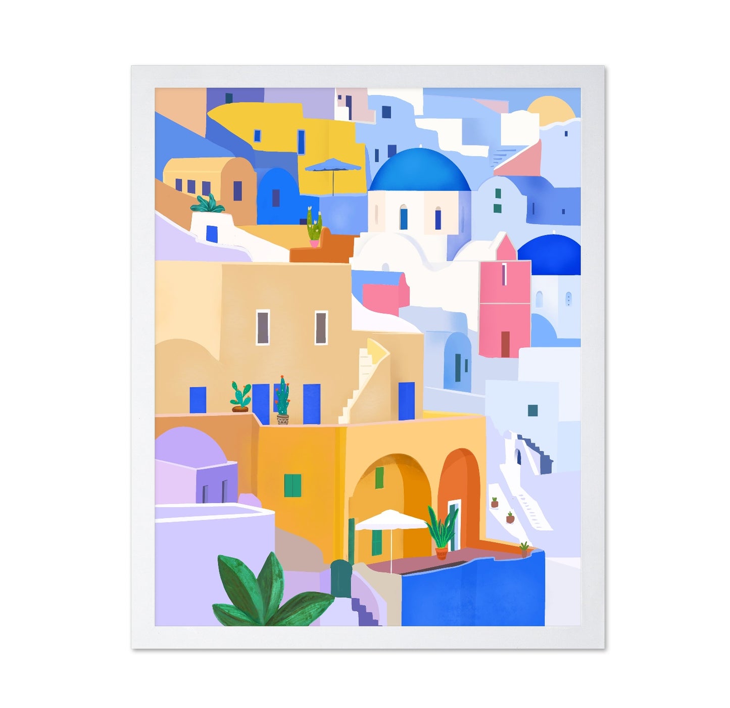 Colorful Island Town