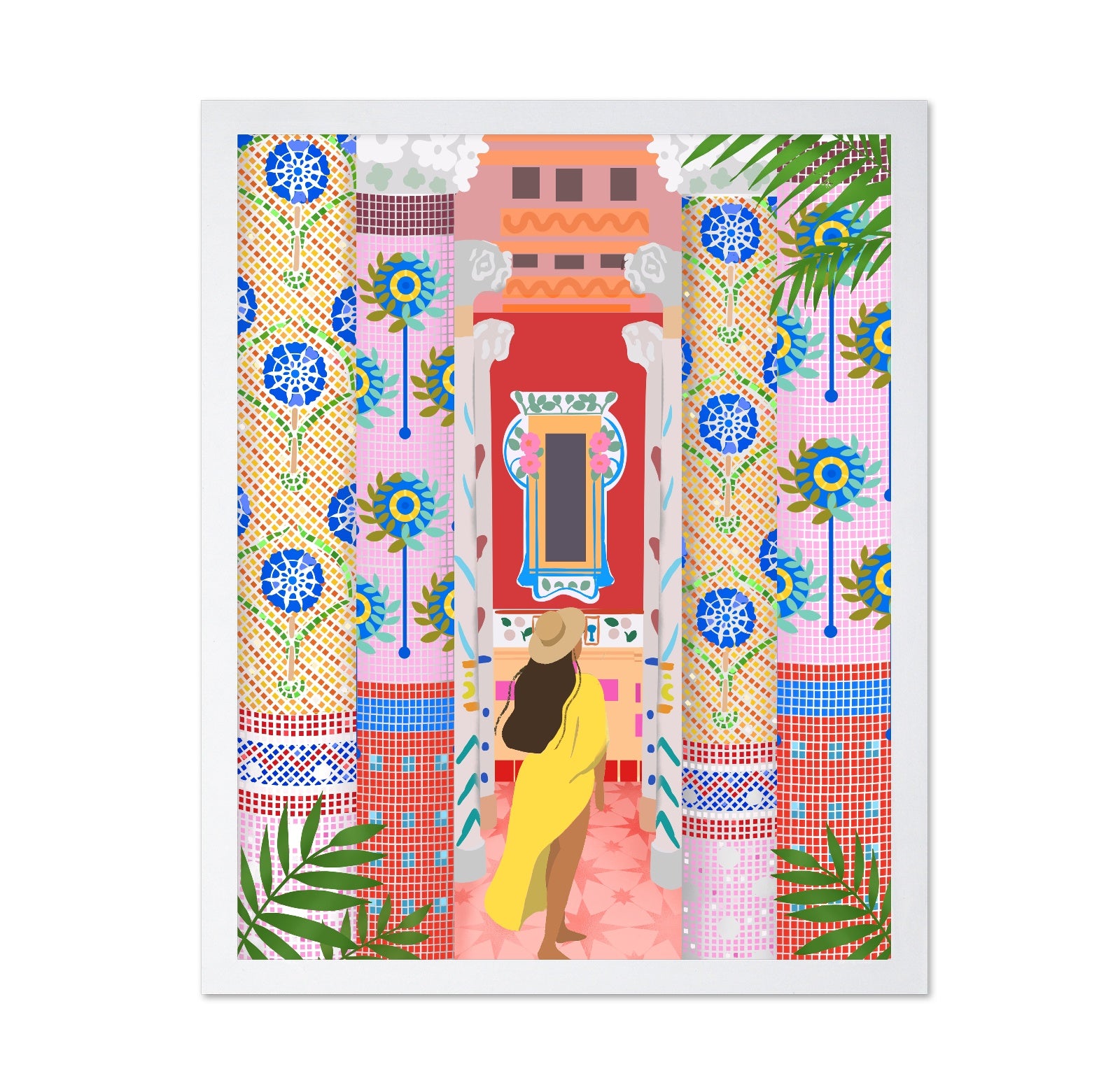 Barcelona Mosaic Architecture