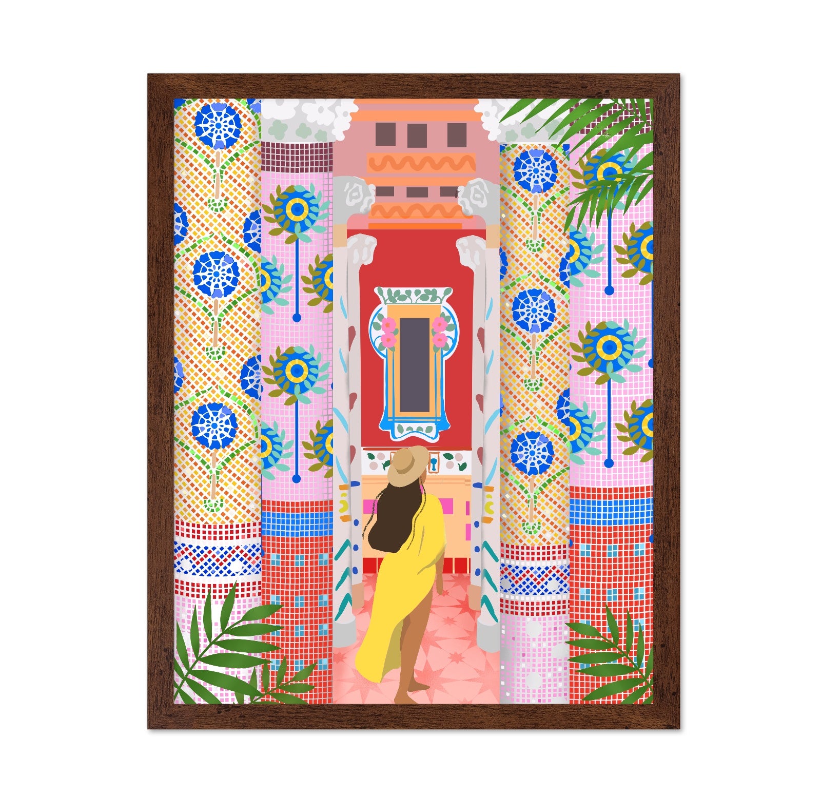 Barcelona Mosaic Architecture