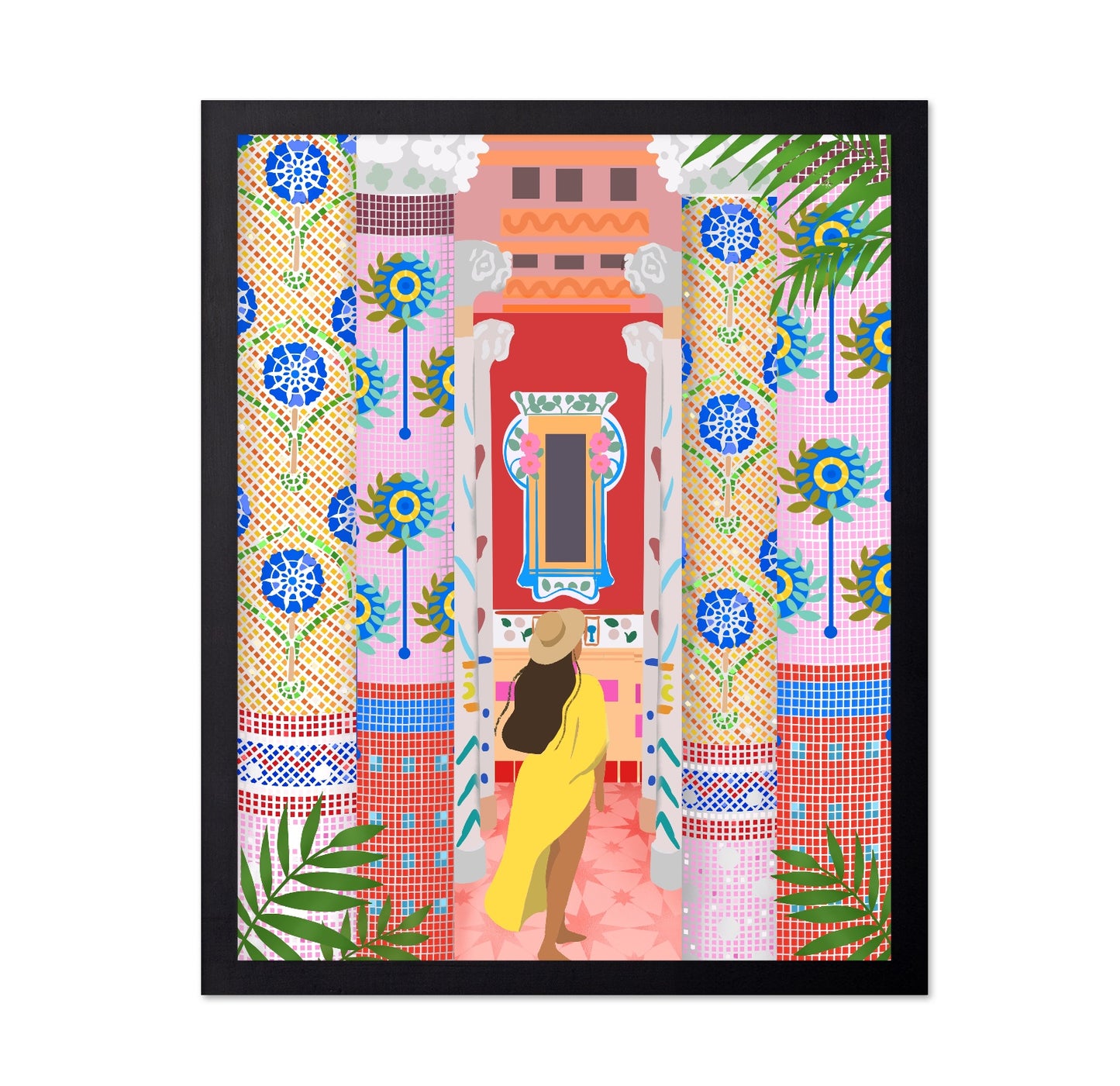 Barcelona Mosaic Architecture