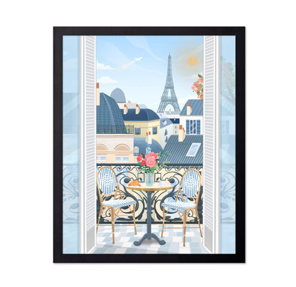 Paris Balcony Breakfast No2