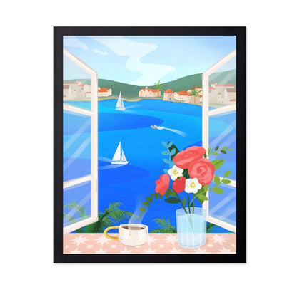 Coastal Window View No1