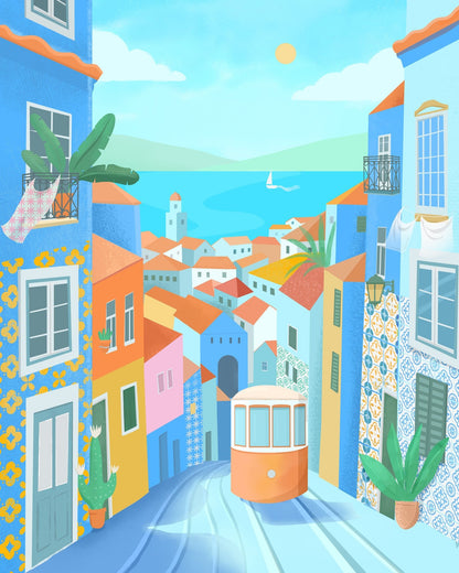 Lisbon Tram Street No2