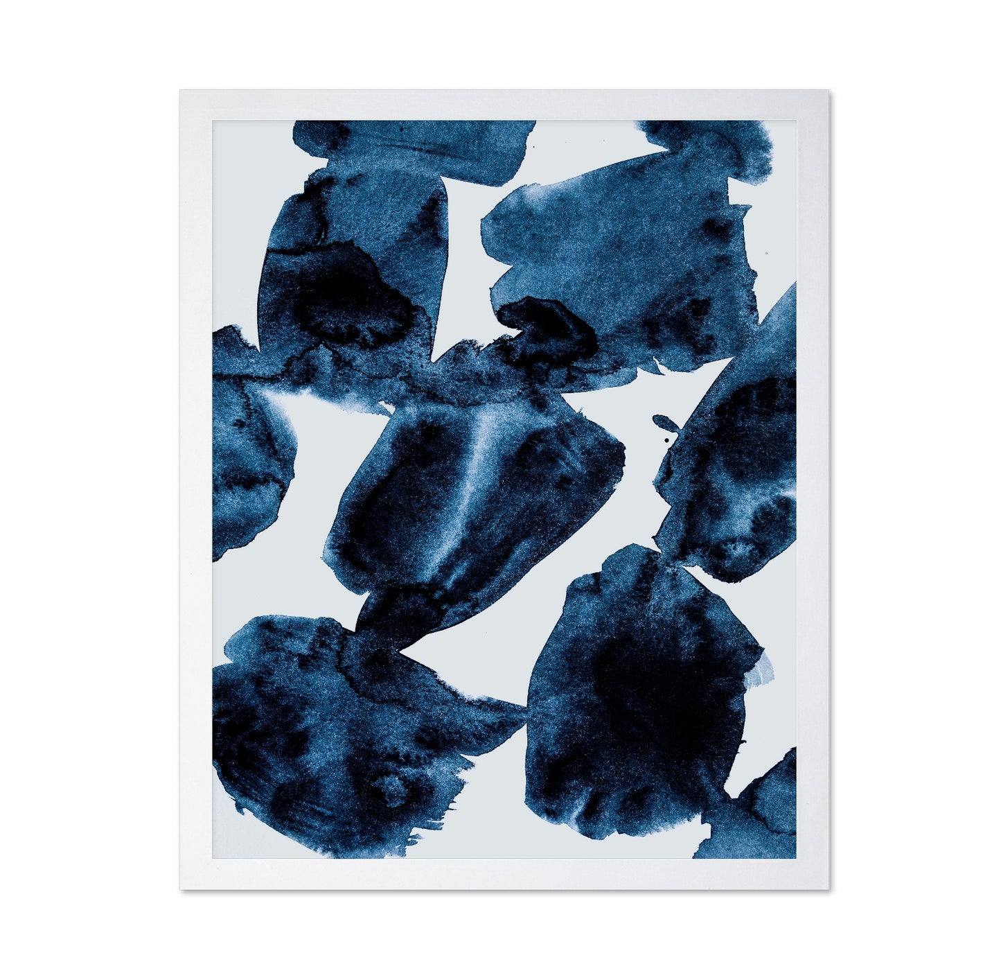 Blue Ink Abstract