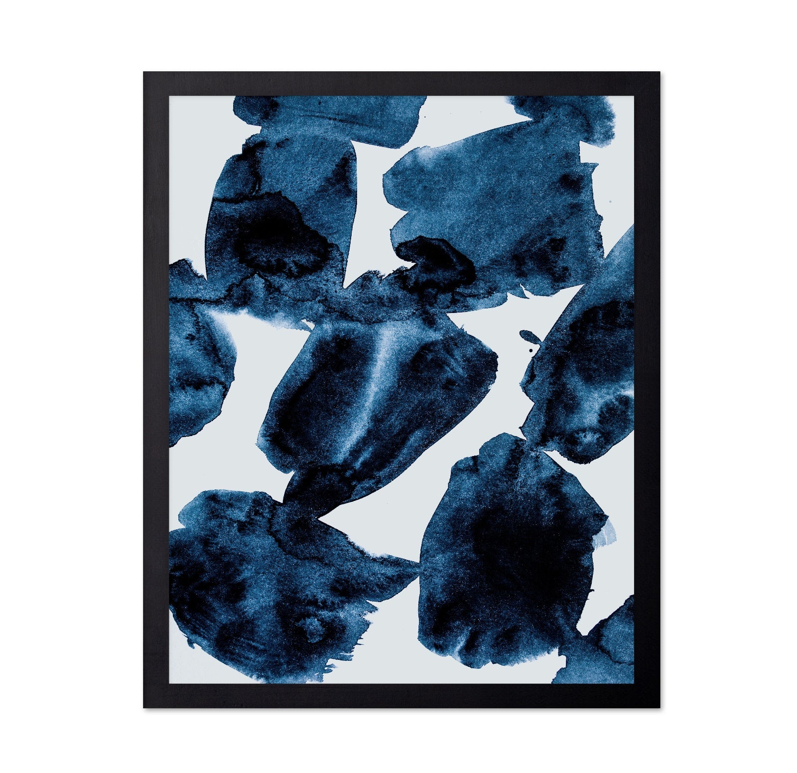 Blue Ink Abstract