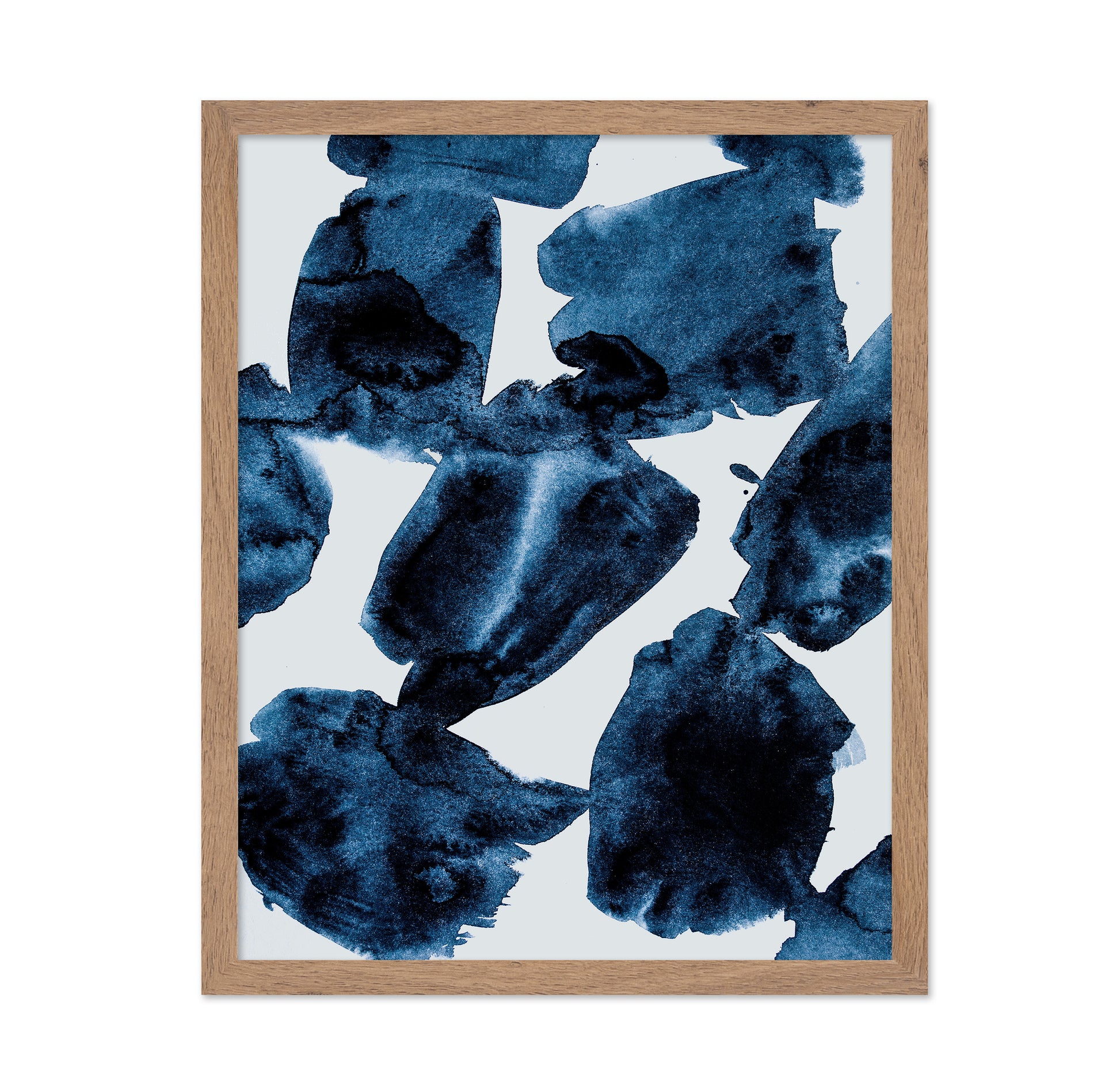 Blue Ink Abstract