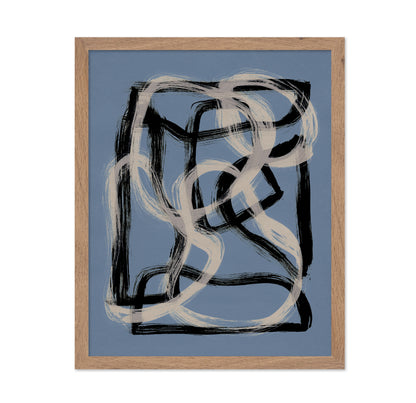 Black White Brush Shapes