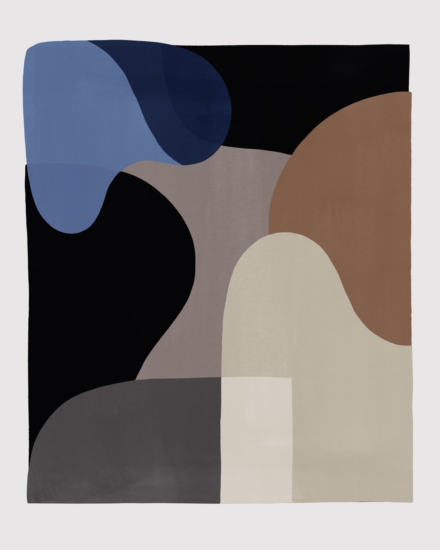 Neutral Abstract Shapes No1