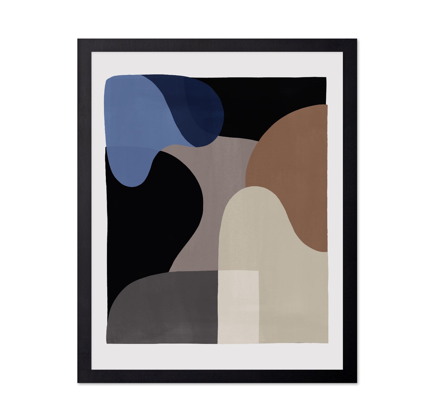 Neutral Abstract Shapes No1
