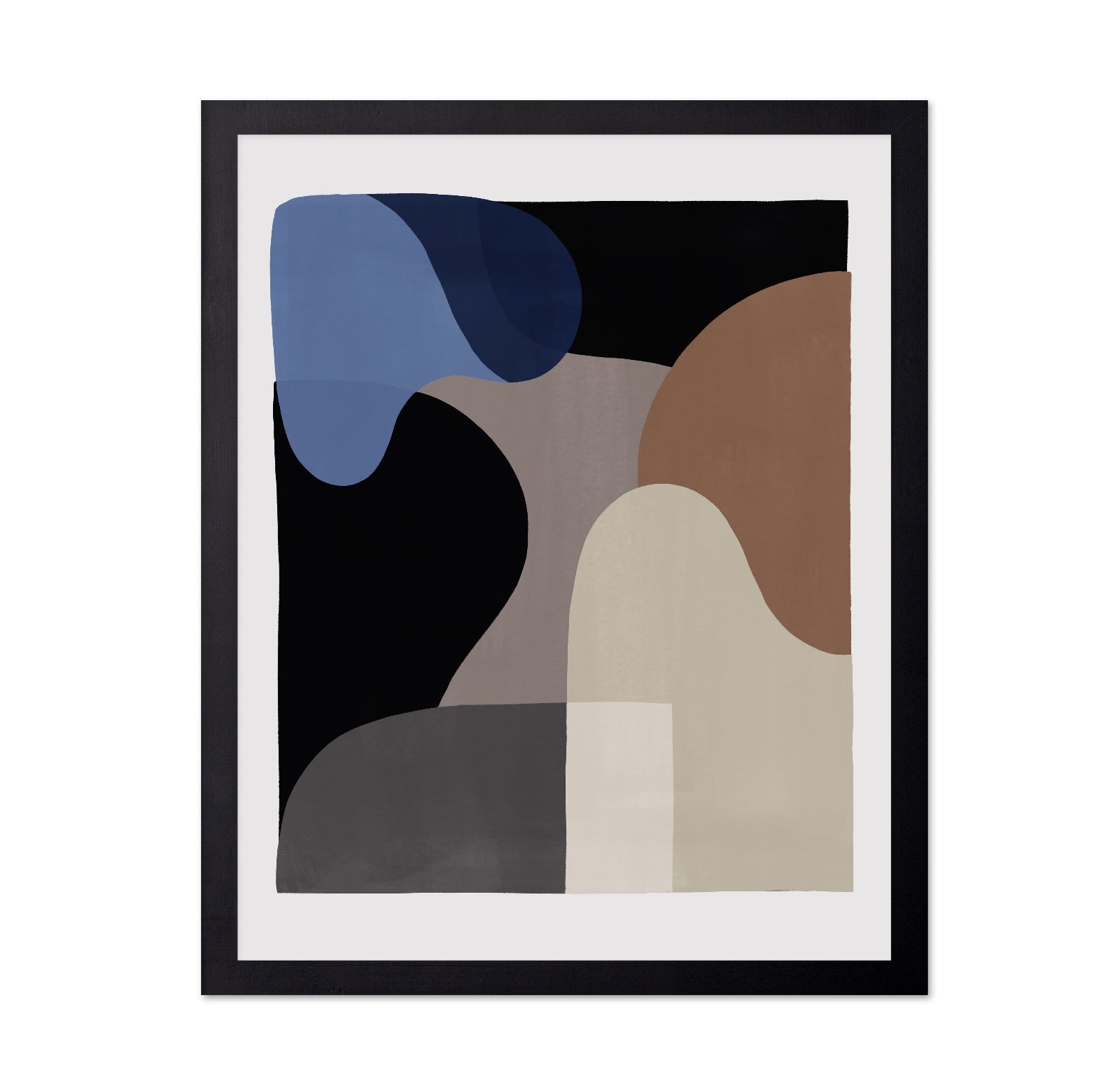 Neutral Abstract Shapes No1