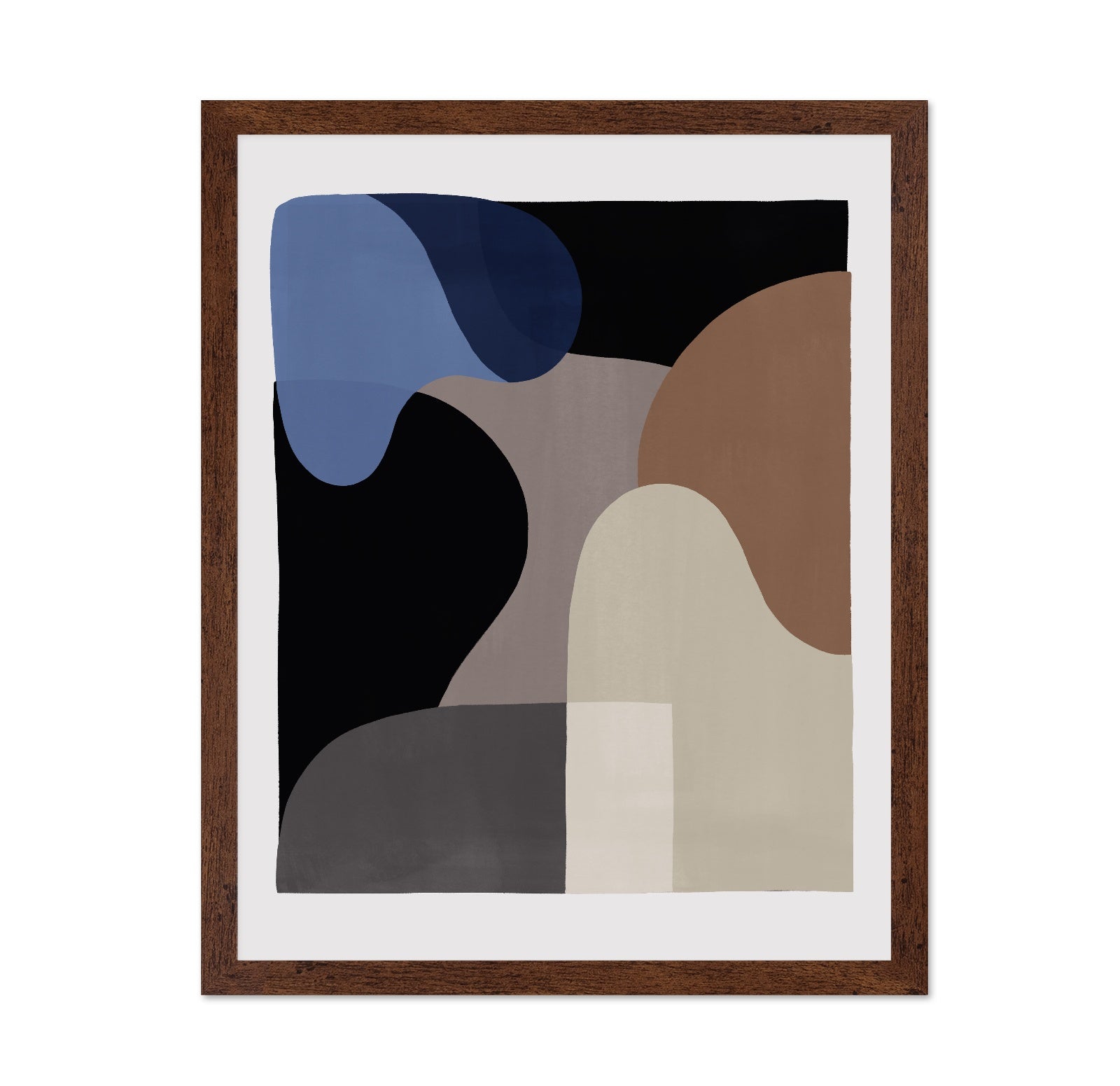 Neutral Abstract Shapes No1
