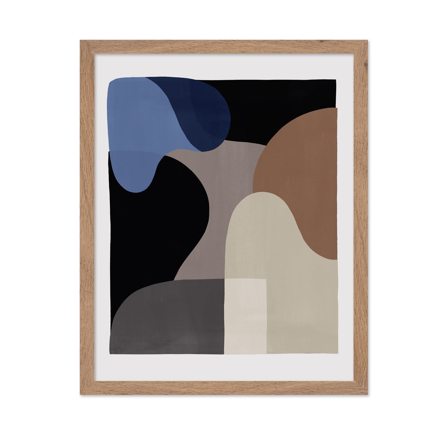 Neutral Abstract Shapes No1