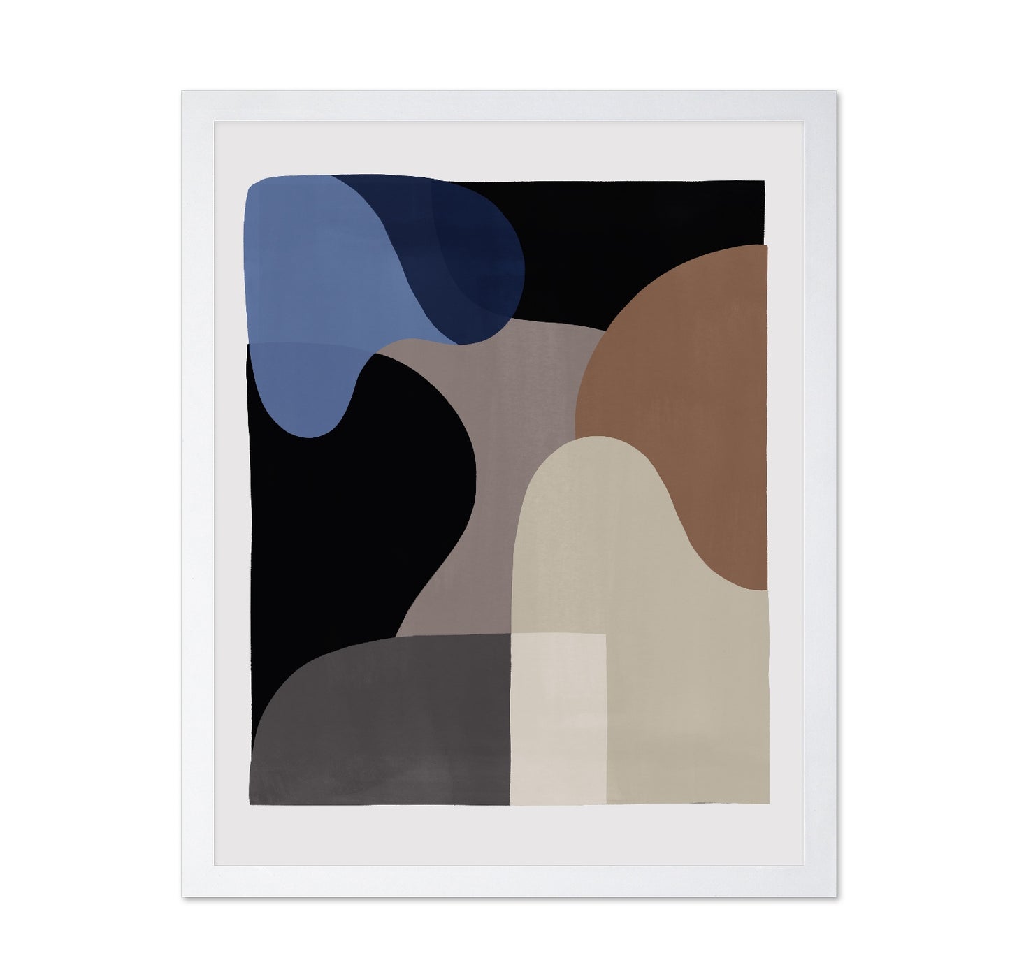 Neutral Abstract Shapes No1