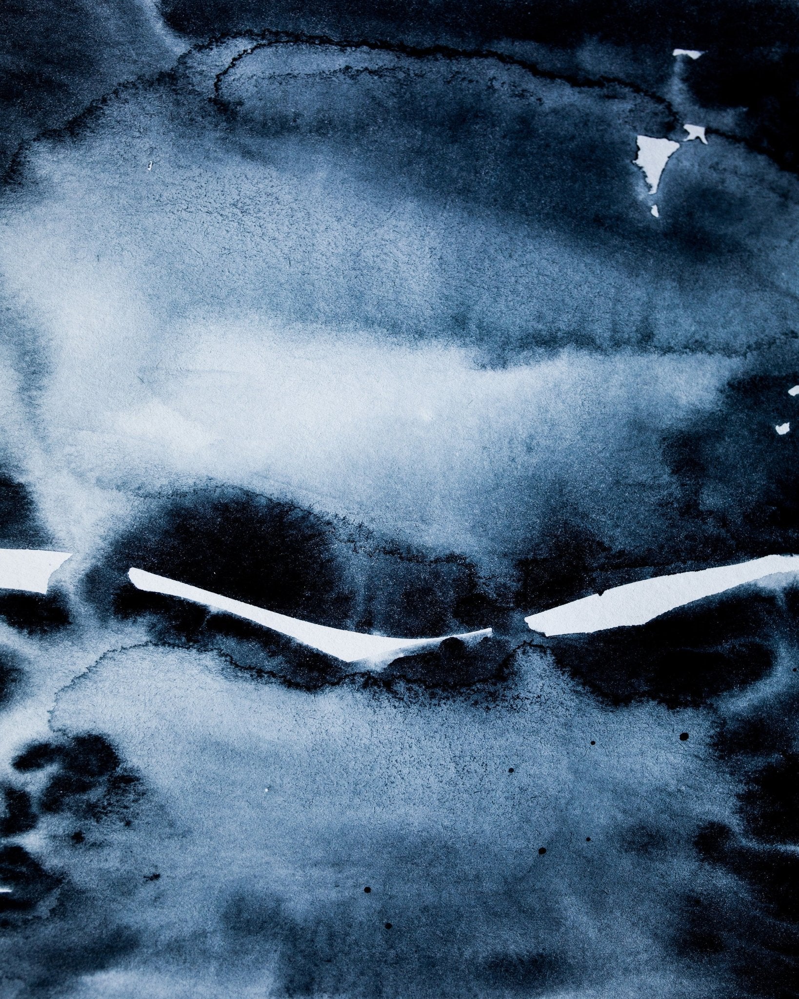 Dark Blue Watercolor Texture