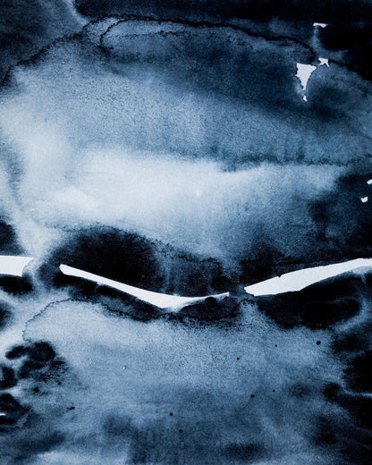 Dark Blue Watercolor Texture