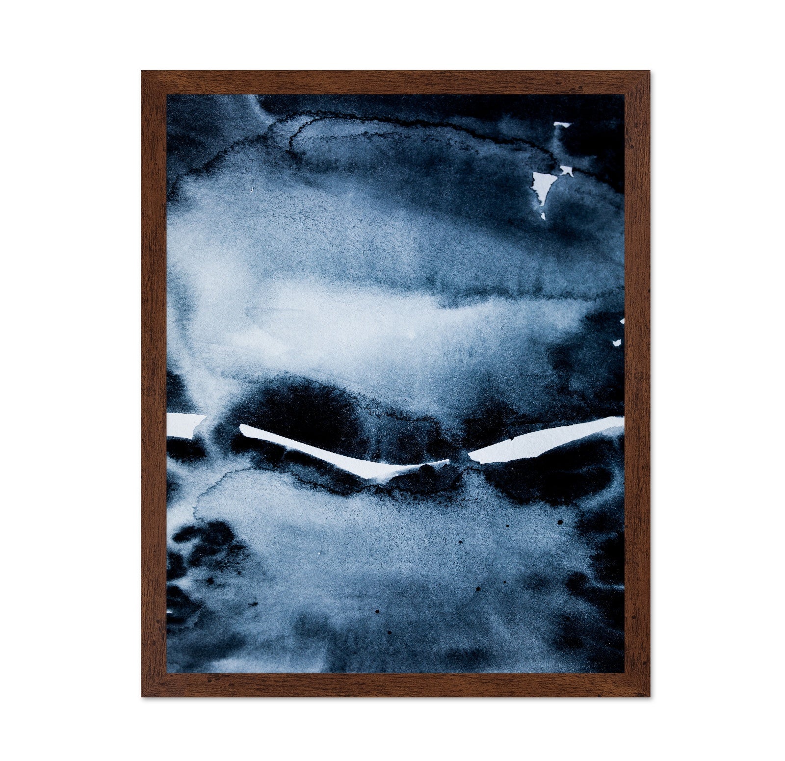 Dark Blue Watercolor Texture