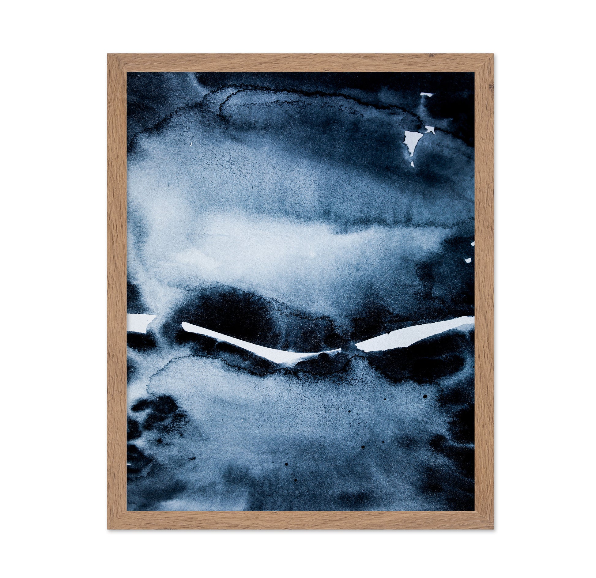 Dark Blue Watercolor Texture
