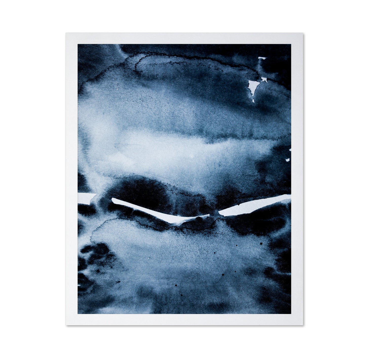 Dark Blue Watercolor Texture