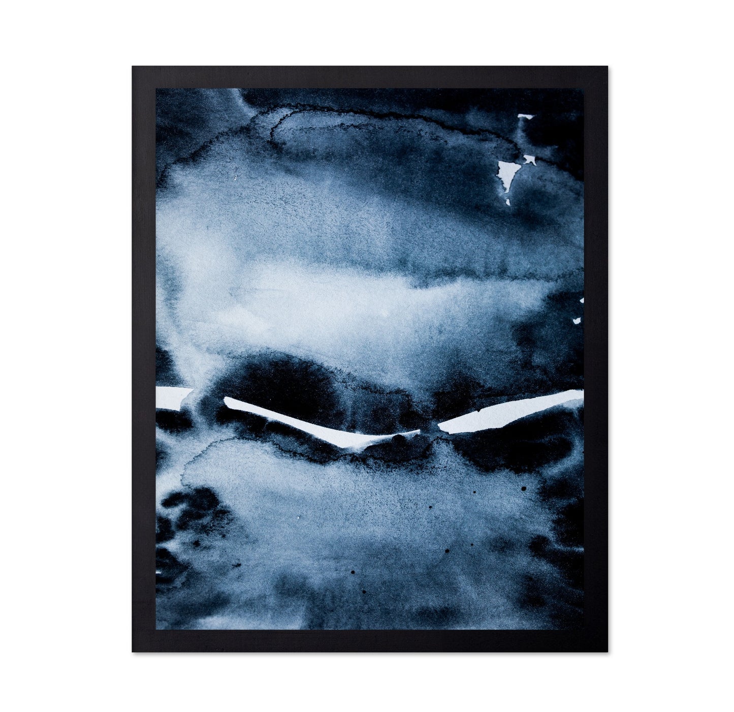 Dark Blue Watercolor Texture