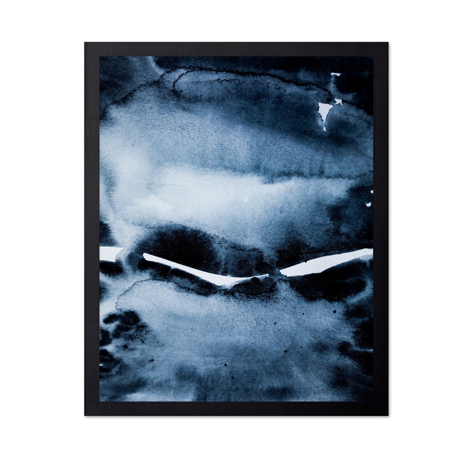 Dark Blue Watercolor Texture
