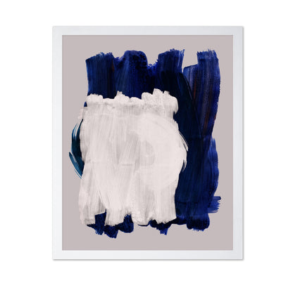 Indigo White Brush Composition