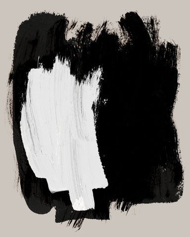 Black White Brush Contrast