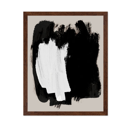 Black White Brush Contrast