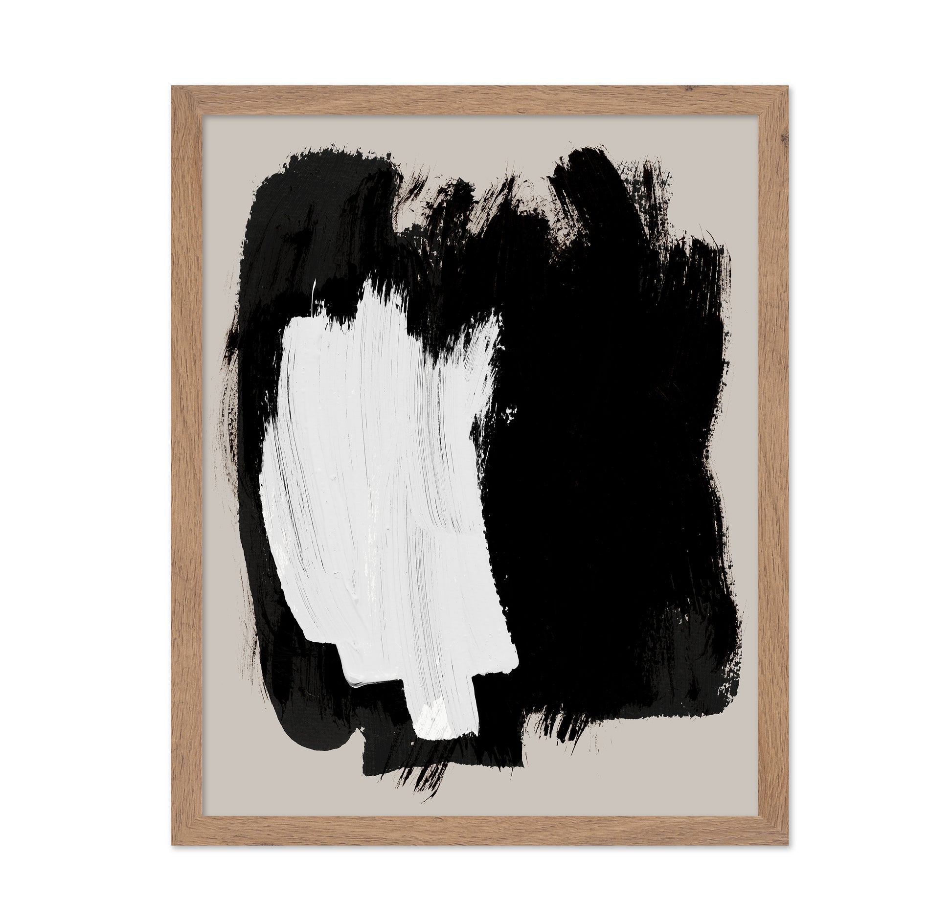 Black White Brush Contrast