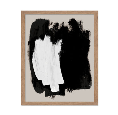 Black White Brush Contrast