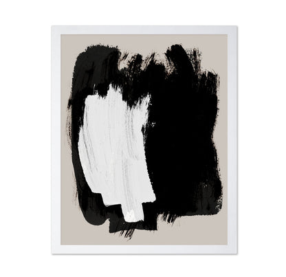 Black White Brush Contrast