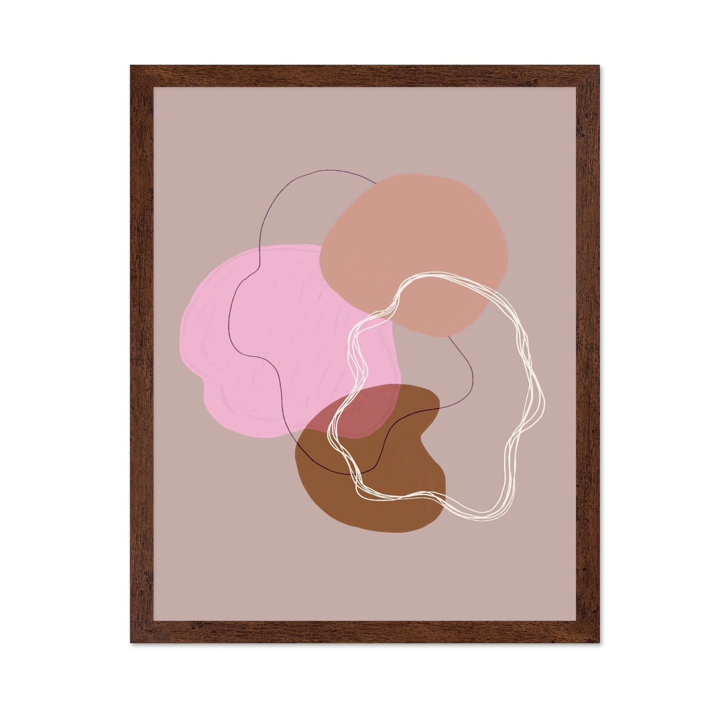 Blush Organic Shapes